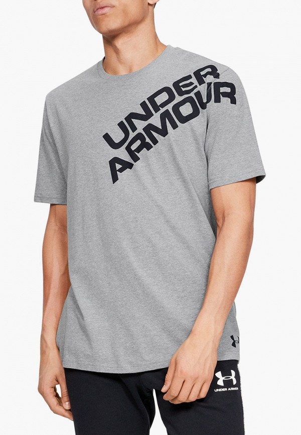 

Футболка спортивная Under Armour, Серый, UA WORDMARK SHOULDER SS