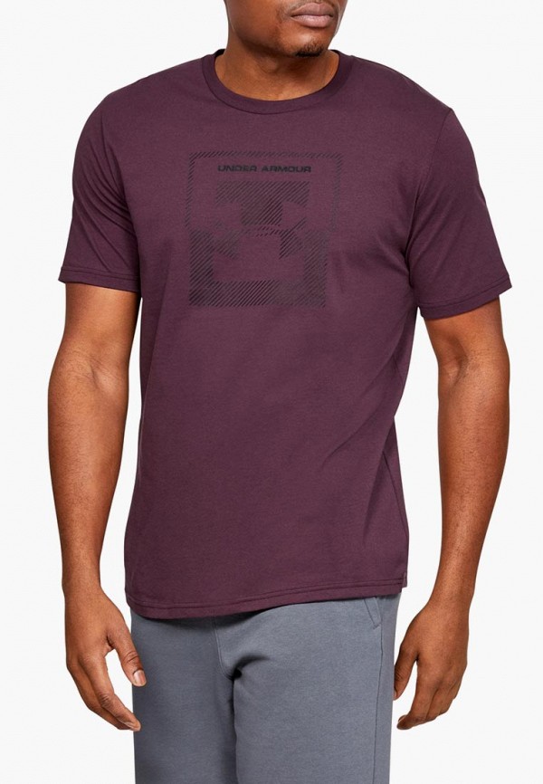 

Футболка спортивная Under Armour, Фиолетовый, UA INVERSE BOX LOGO