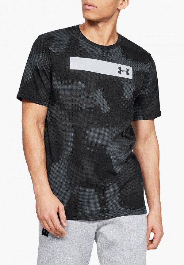 

Футболка спортивная Under Armour, Черный, UA PRINTED BAR SS