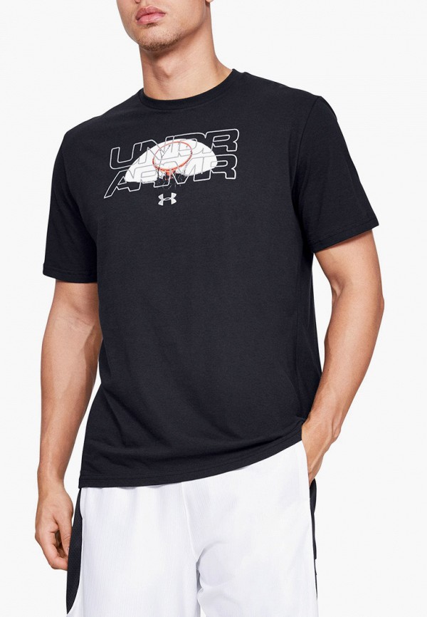 

Футболка спортивная Under Armour, Черный, Under Armour Basketball Wordmark