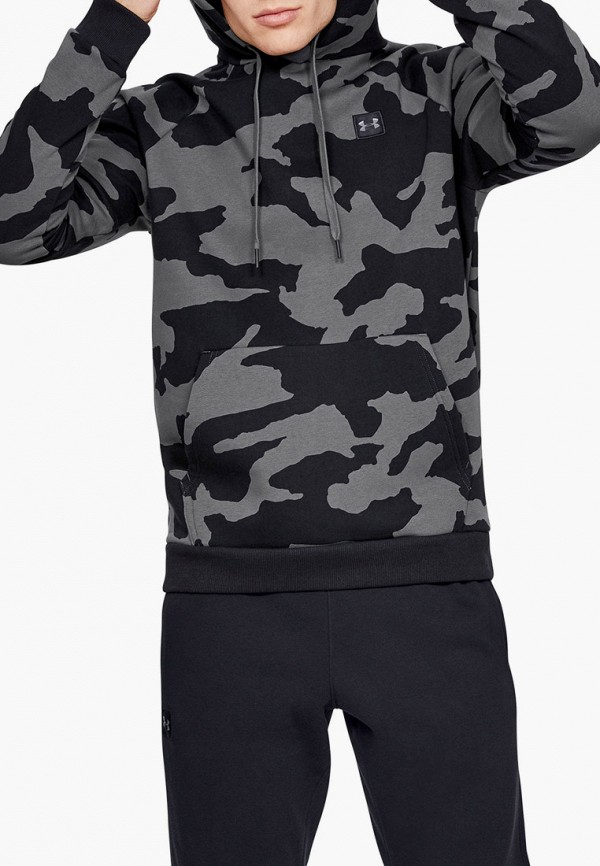 

Худи Under Armour, Черный, RIVAL FLEECE CAMO HOODY