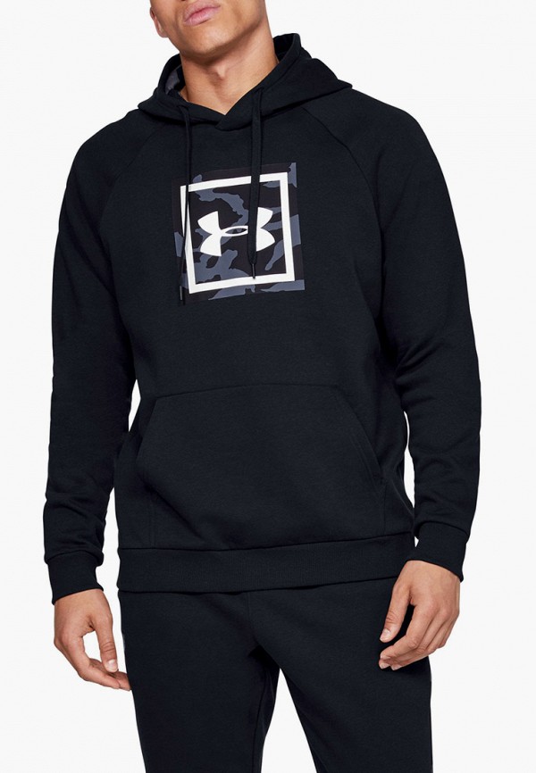 

Худи Under Armour, Черный, RIVAL FLEECE PRINTED HOODIE
