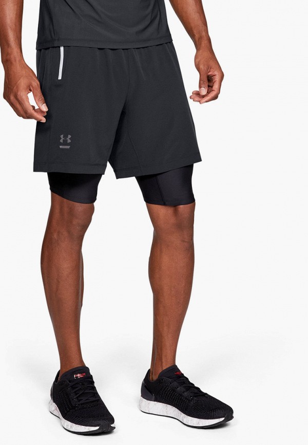 

Шорты спортивные Under Armour, Черный, DOUBLE RUN 2-IN-1 SHORT