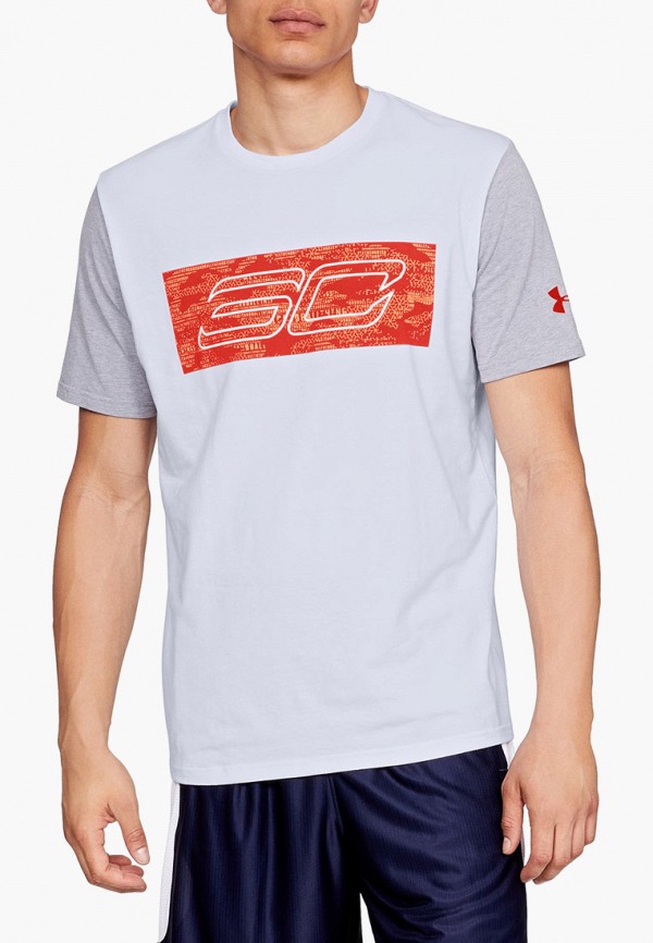 

Футболка Under Armour, Белый, SC30 Logo SS Tee