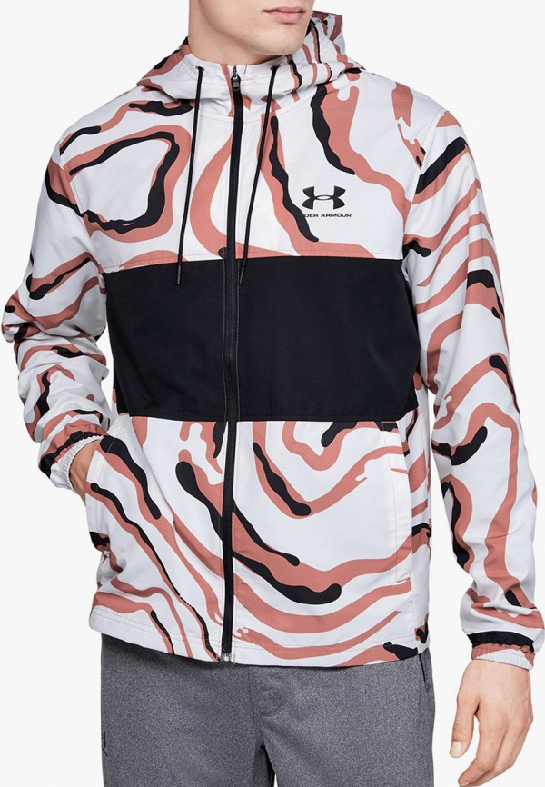 

Ветровка Under Armour, Разноцветный, SPORTSTYLE WIND PRINTED HOODED JACKET