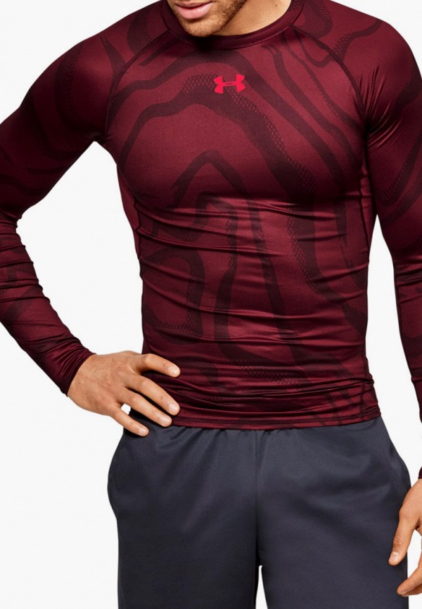 

Лонгслив компрессионный Under Armour, Бордовый, Under Armour UN001EMHZHP3