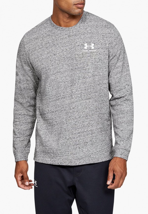 

Лонгслив спортивный Under Armour, Серый, SPORTSTYLE TERRY LOGO CREW