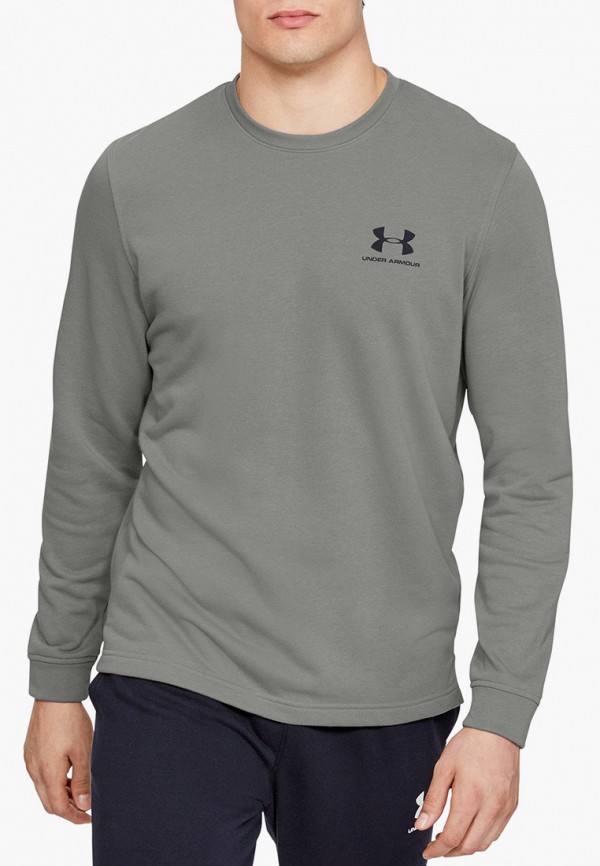 

Лонгслив Under Armour, Серый, SPORTSTYLE TERRY LOGO CREW