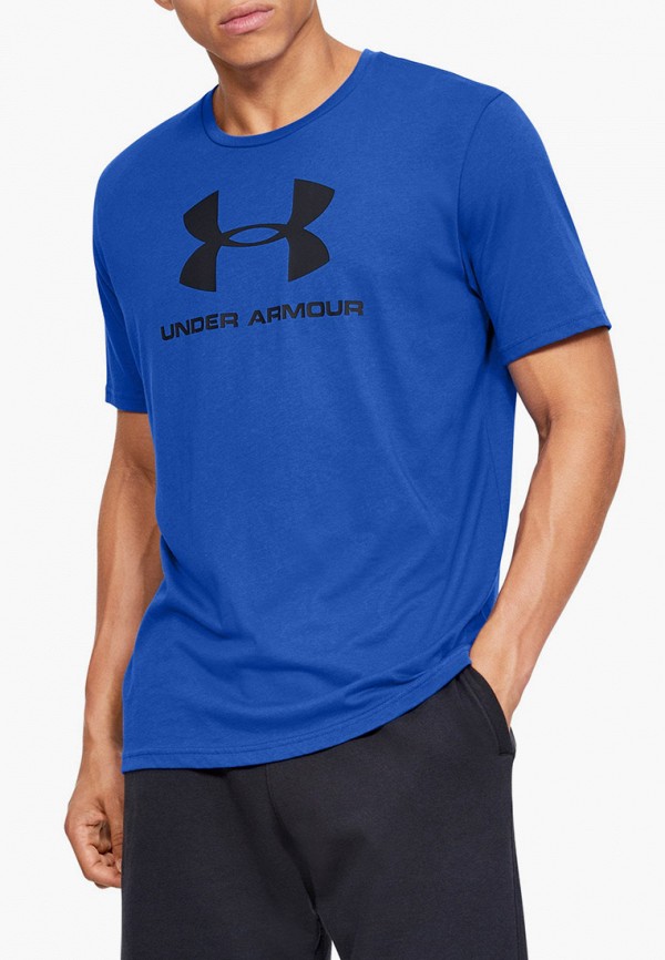 

Футболка спортивная Under Armour, Синий, SPORTSTYLE LOGO SS