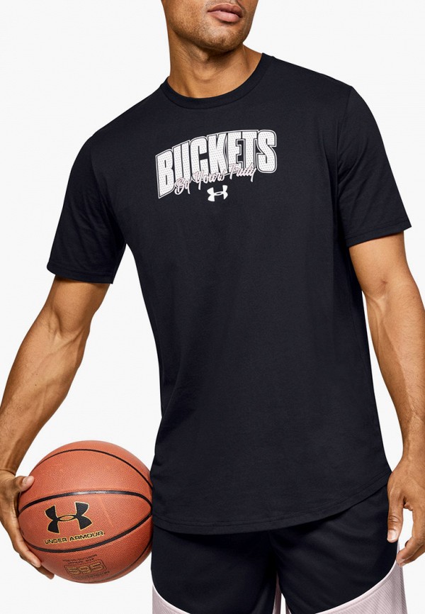 

Футболка спортивная Under Armour, Черный, UA BASELINE BUCKETS TEE