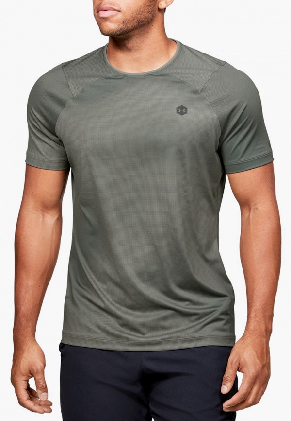 

Футболка спортивная Under Armour, Серый, UA HG Rush Fitted SS Printed