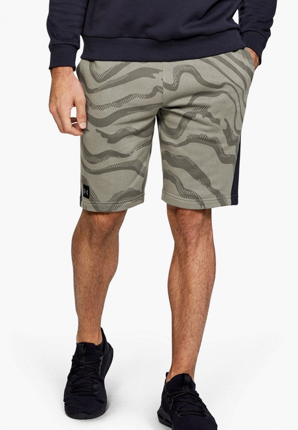 

Шорты спортивные Under Armour, Хаки, RIVAL FLEECE PRINTED SHORTS
