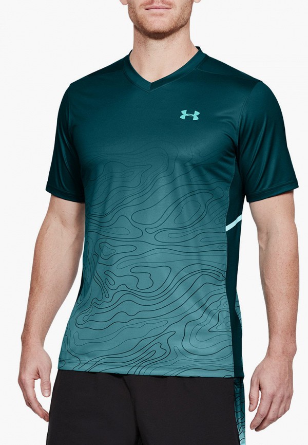 

Футболка спортивная Under Armour, Зеленый, Forge V Neck Novelty