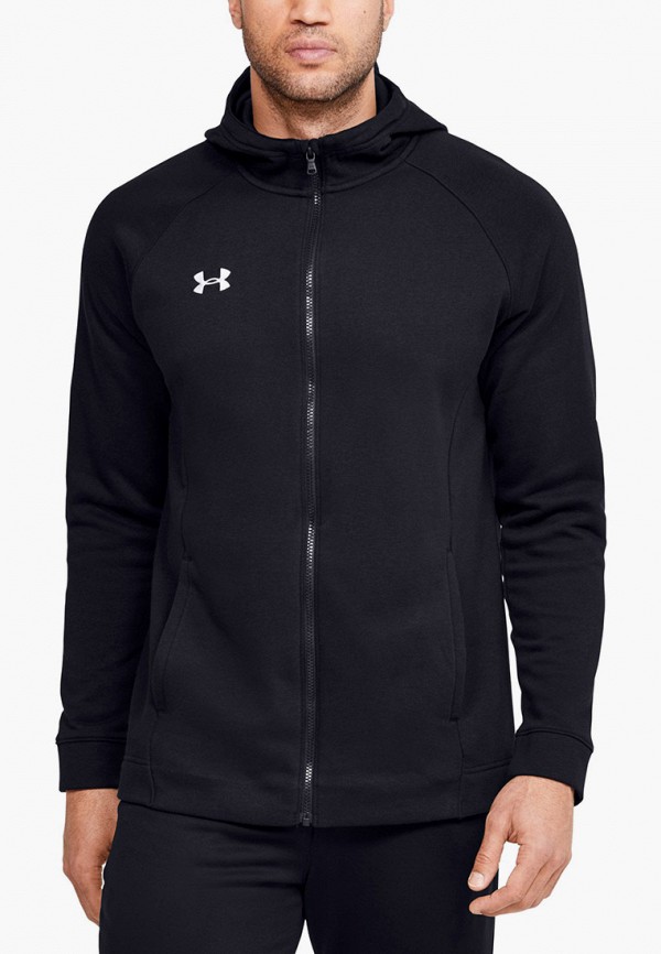 

Толстовка Under Armour, Черный, UA M's Hustle Fleece FZ Hood