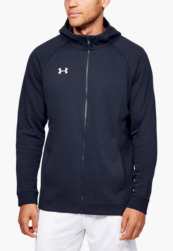 

Толстовка Under Armour, Синий, UA M's Hustle Fleece FZ Hood