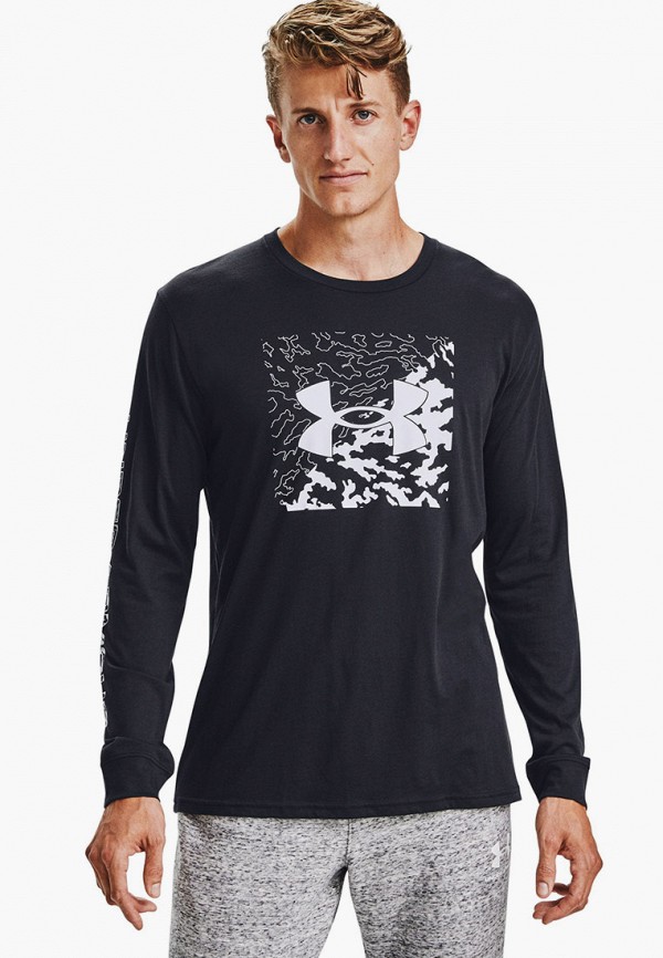 

Лонгслив Under Armour, Черный, UA CAMO BOX LOGO LS
