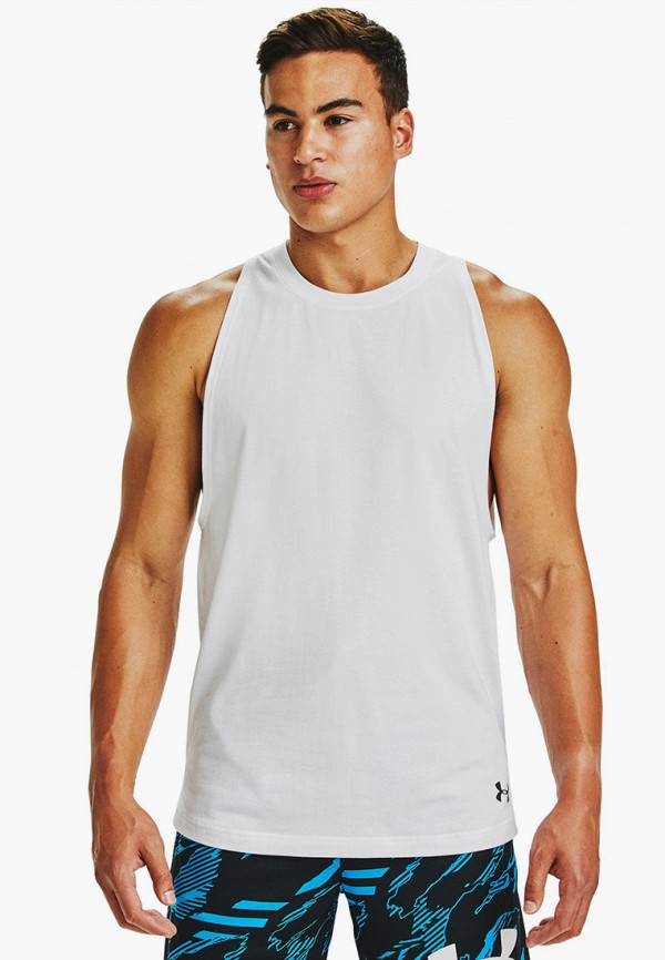 

Майка спортивная Under Armour, Белый, UA Baseline Cotton Tank