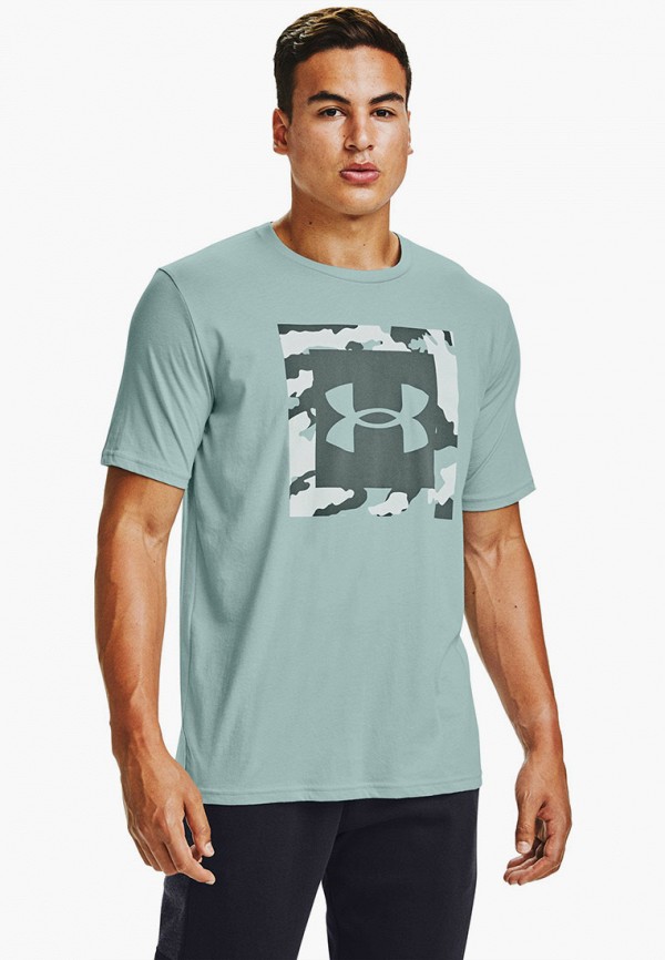 

Футболка Under Armour, Голубой, UA CAMO BOX LOGO SS