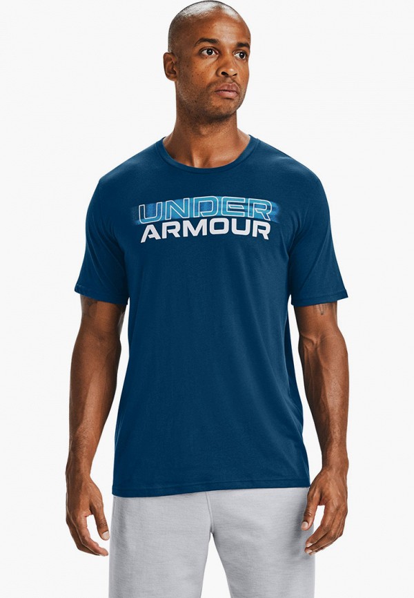 

Футболка Under Armour, Синий, UA BLURRY LOGO WORDMARK SS
