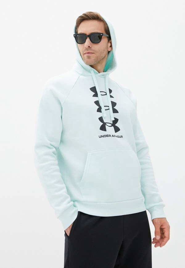 

Худи Under Armour, Бирюзовый, UA Rival Flc Multilogo HD