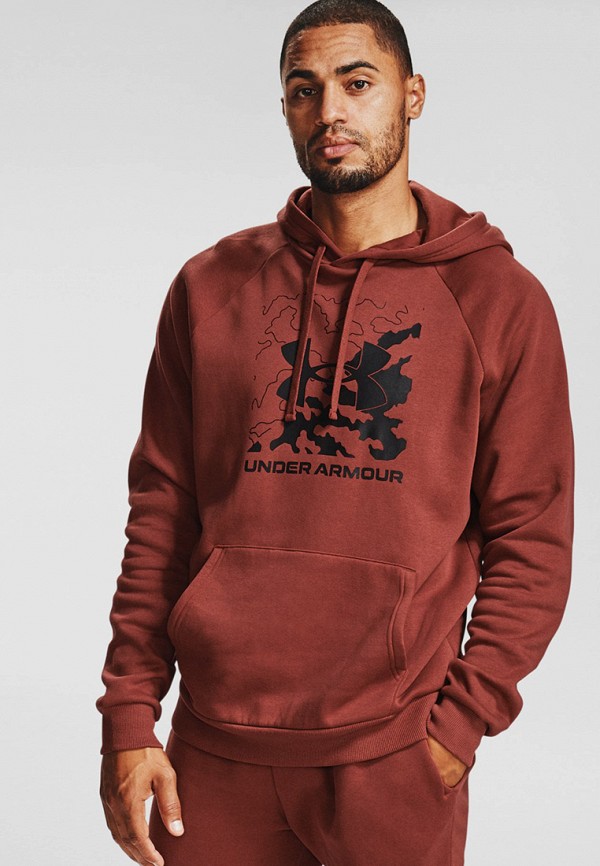 

Худи Under Armour, Бордовый, UA Rival Fleece Box Logo HD