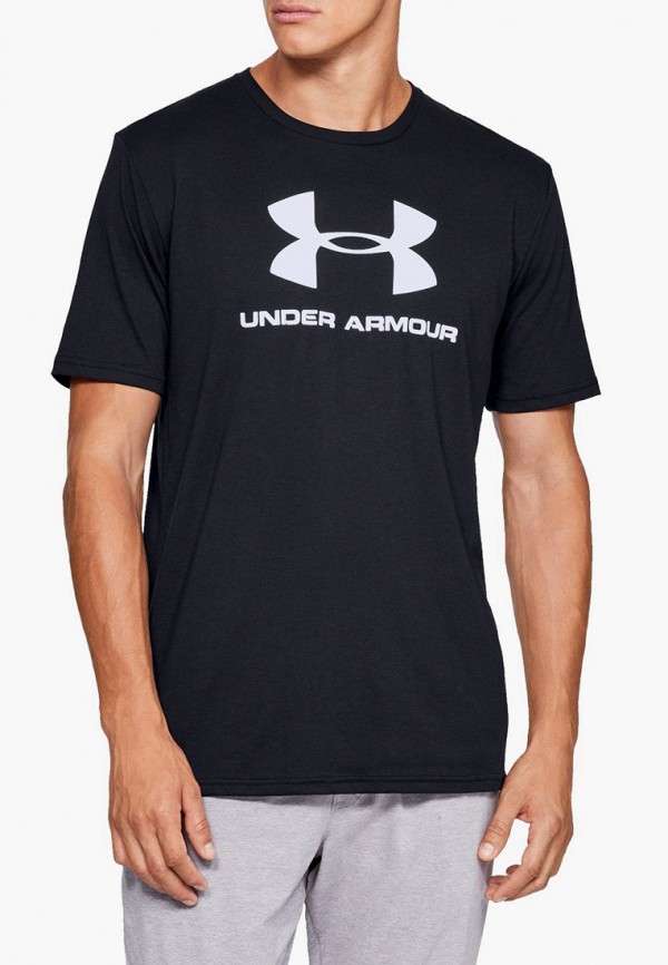 

Футболка спортивная Under Armour, Черный, UA SPORTSTYLE LOGO SS