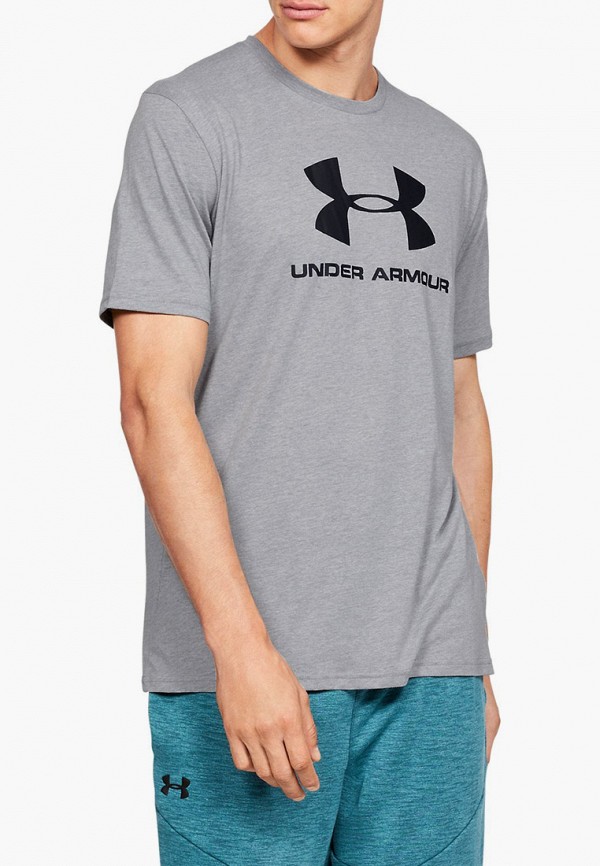 

Футболка спортивная Under Armour, Серый, UA SPORTSTYLE LOGO SS
