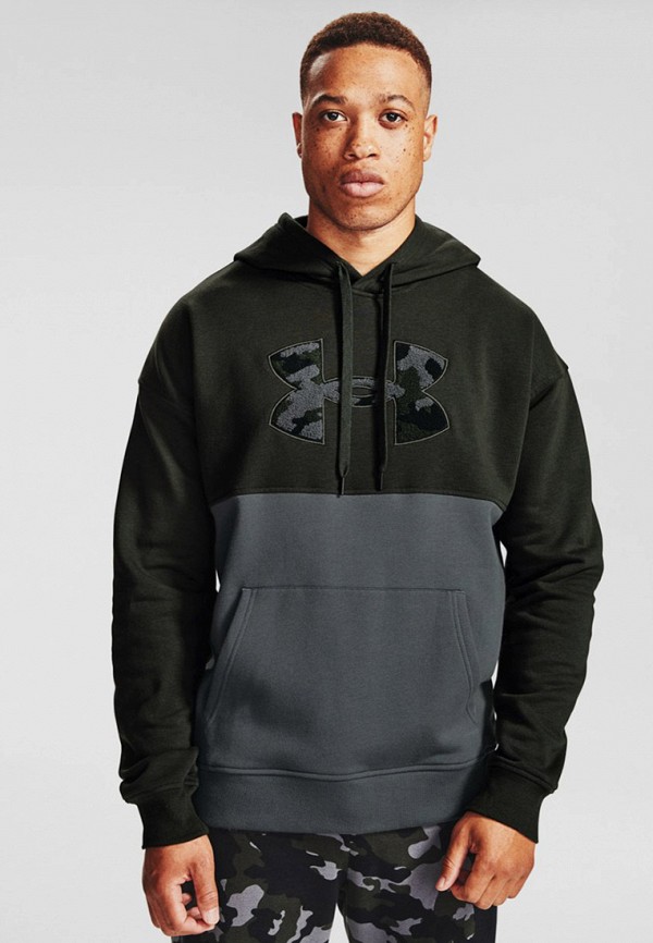 

Худи Under Armour, Хаки, UA Rival Flc Colorblock HD