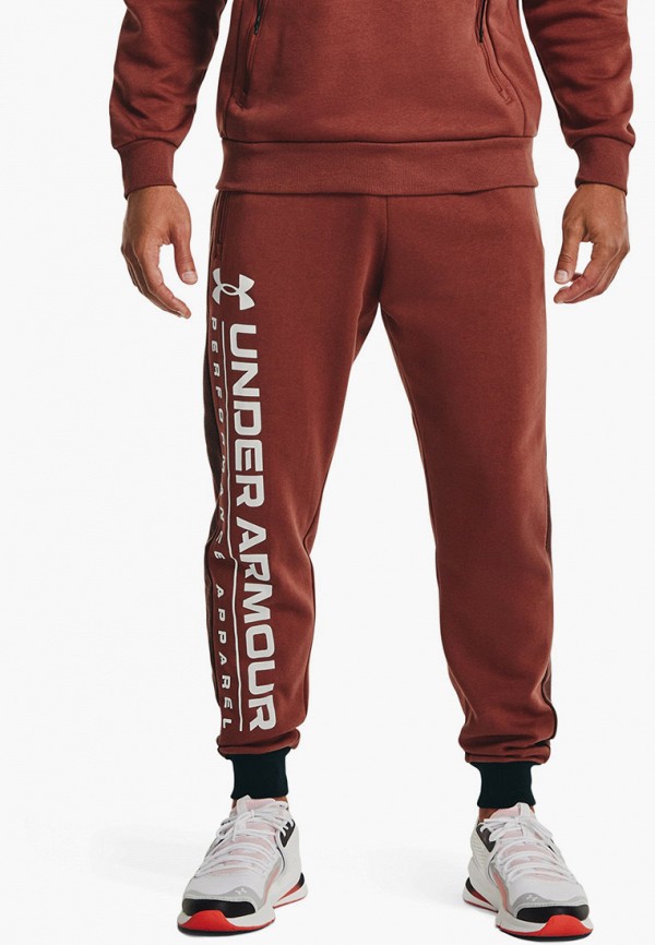 

Брюки спортивные Under Armour, Бордовый, Men's UA Rival Flc AMP Jgs