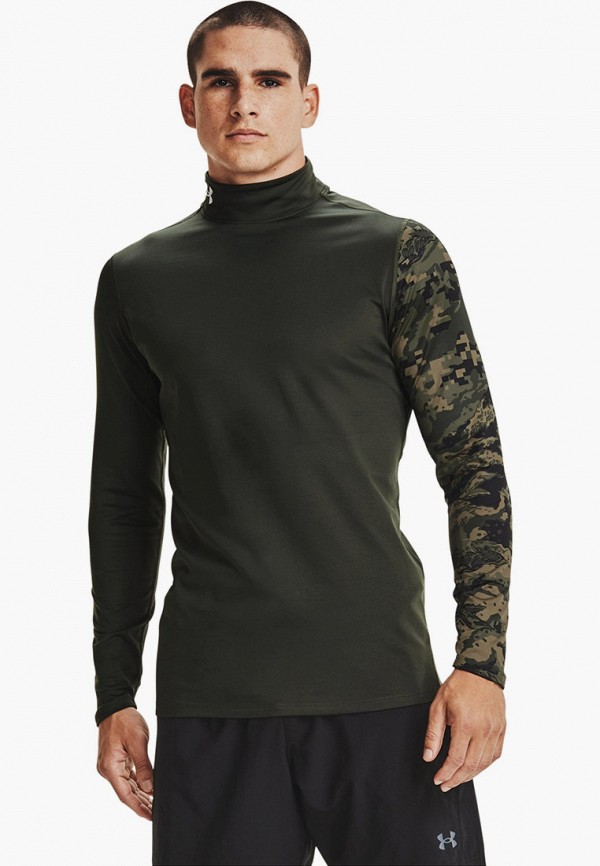 

Лонгслив компрессионный Under Armour, Хаки, UA Armour CG Print Mock