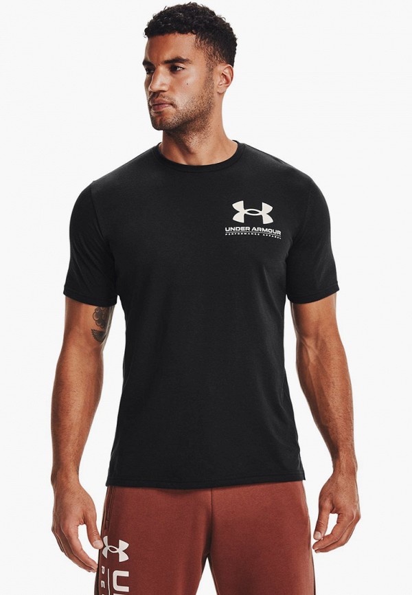 

Футболка спортивная Under Armour, Черный, UA PERFORMANCE BIG LOGO SS