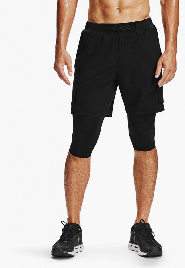 

Шорты спортивные Under Armour, Черный, UA Run Anywhere 2N1 Long STS