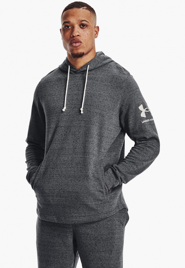 

Худи Under Armour, Серый, UA RIVAL TERRY HOODIE