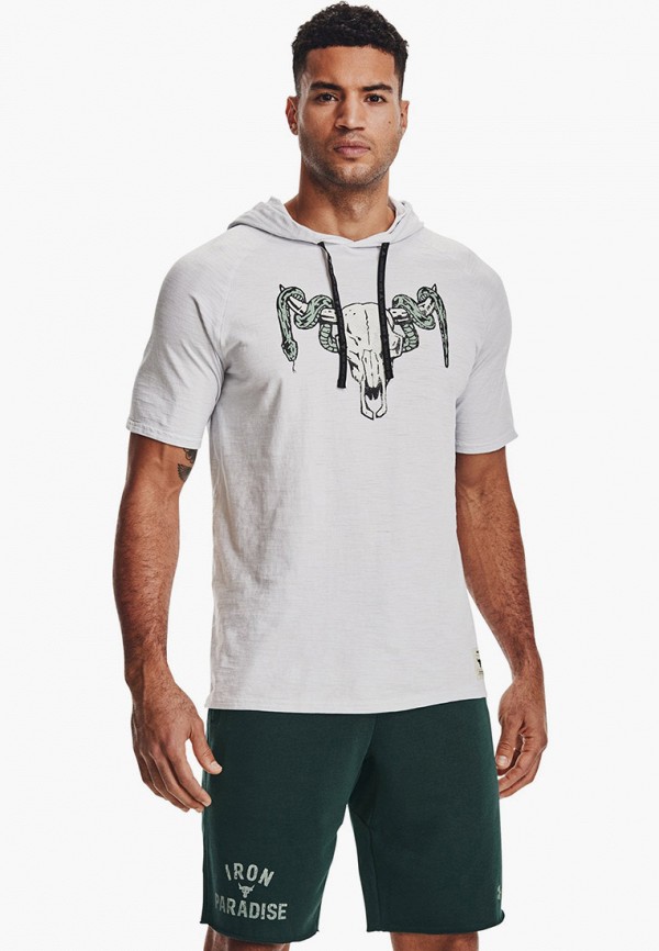 

Худи Under Armour, Белый, UA PROJECT ROCK CC SS HD