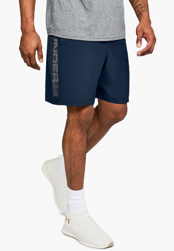 

Шорты спортивные Under Armour, Синий, UA Woven Wordmark Shorts