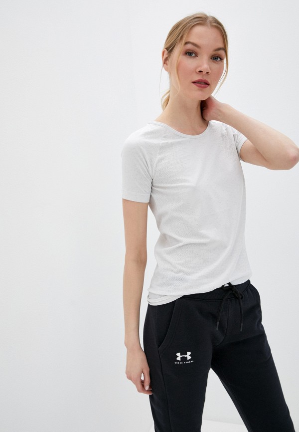 

Футболка спортивная Under Armour, Белый, TB Seamless Spacedye SS