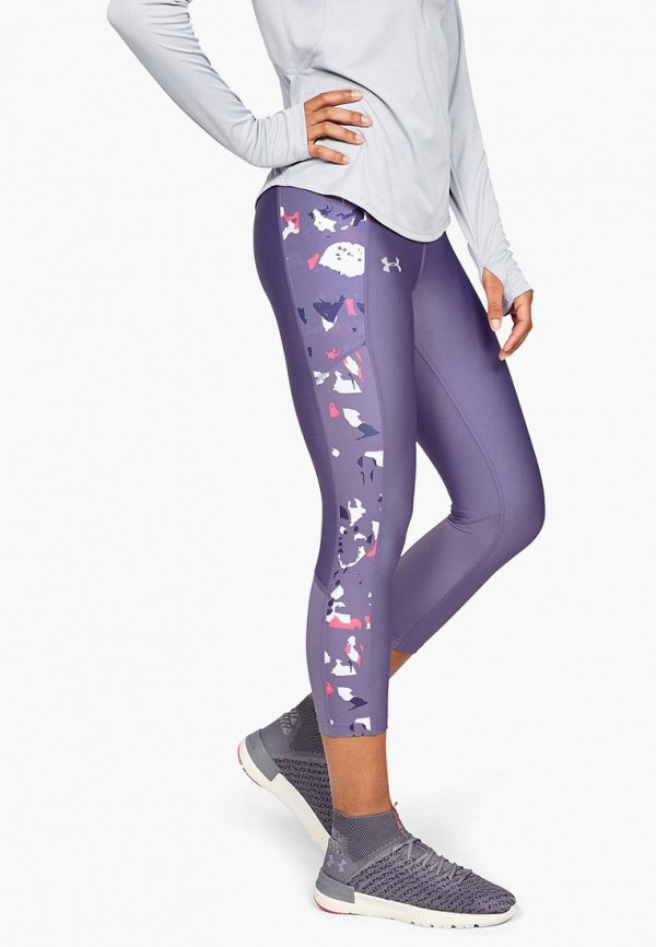 

Тайтсы Under Armour, Speed Stride Printed Capri, Фиолетовый