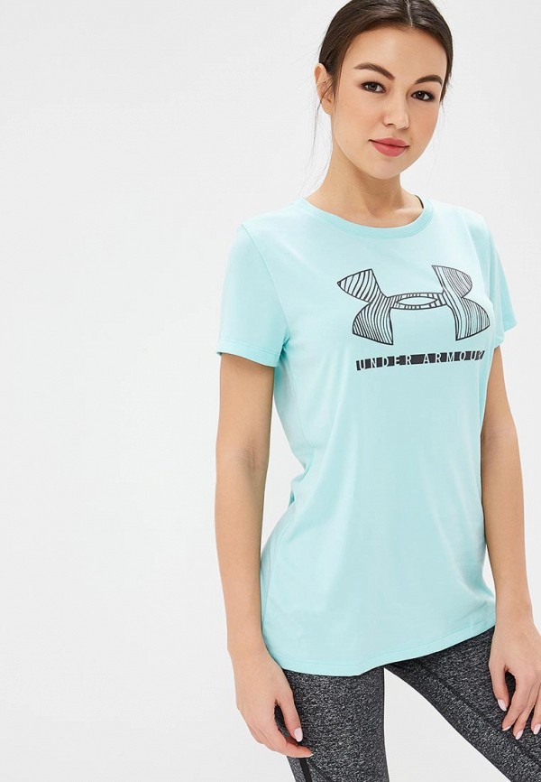 

Футболка спортивная Under Armour, Under Armour UN001EWDURV9, Бирюзовый