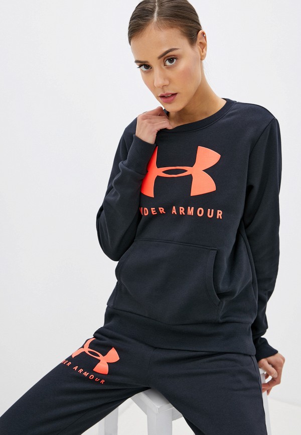

Свитшот Under Armour, Черный, 12.1 RIVAL FLEECE SPORTSTYLE GRAPHIC CREW