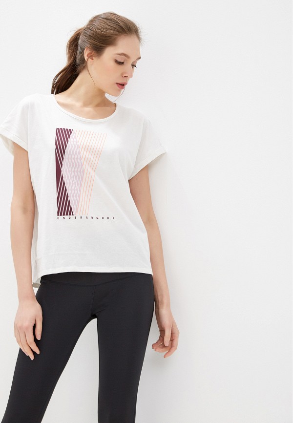 

Футболка спортивная Under Armour, Белый, GRAPHIC ENTWINED FASHION SSC