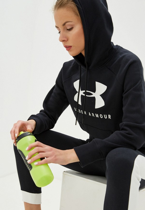 

Худи Under Armour, RIVAL FLEECE SPORTSTYLE GRAPHIC HOODIE, Черный