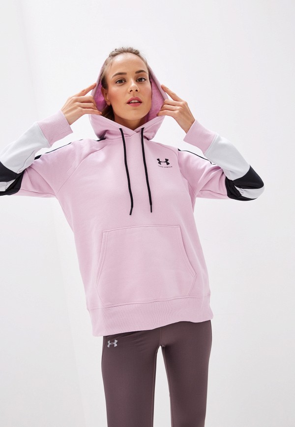 

Худи Under Armour, Розовый, RIVAL FLEECE LC LOGO HOODIE NOVELTY