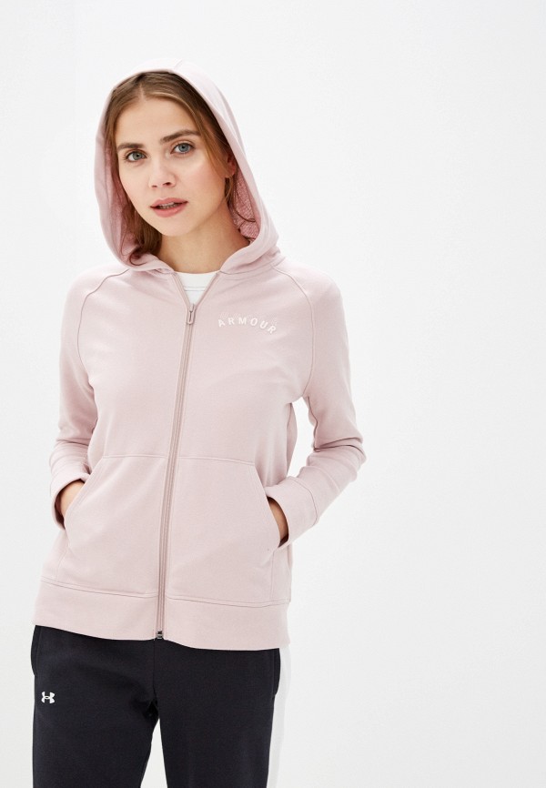 

Толстовка Under Armour, Розовый, Rival Terry FZ Hoodie