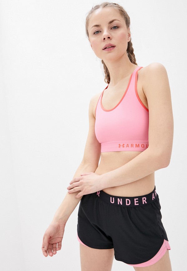 

Топ спортивный Under Armour, Розовый, Armour Mid