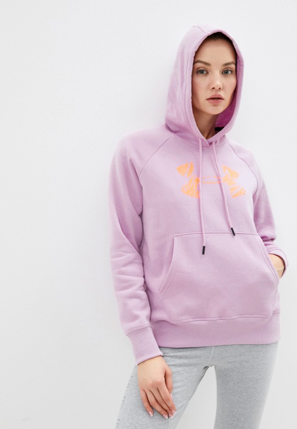 

Худи Under Armour, Розовый, FIT KIT RIVAL FLEECE GRAPHIC LOGO PO