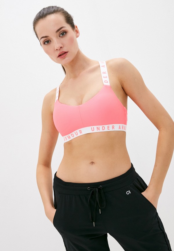 

Топ спортивный Under Armour, Розовый, Wordmark Strappy Sportlette