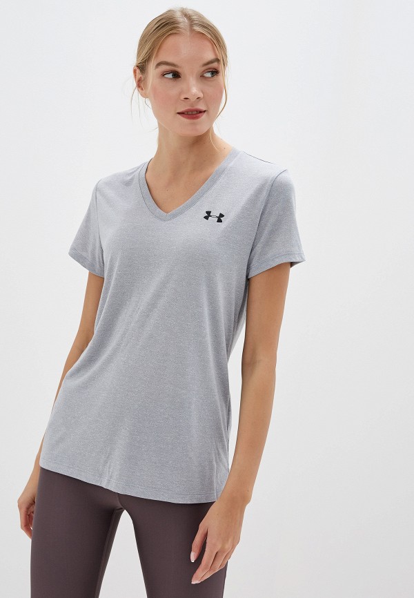 

Футболка спортивная Under Armour, Серый, UA Threadborne Train Twist V-Neck