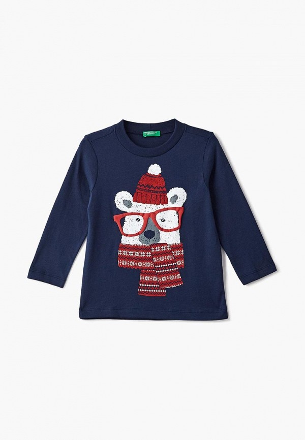 

Лонгслив United Colors of Benetton, Синий