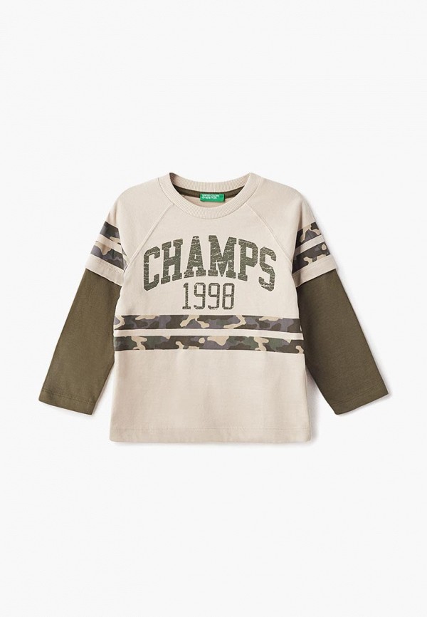 

Лонгслив United Colors of Benetton, Бежевый