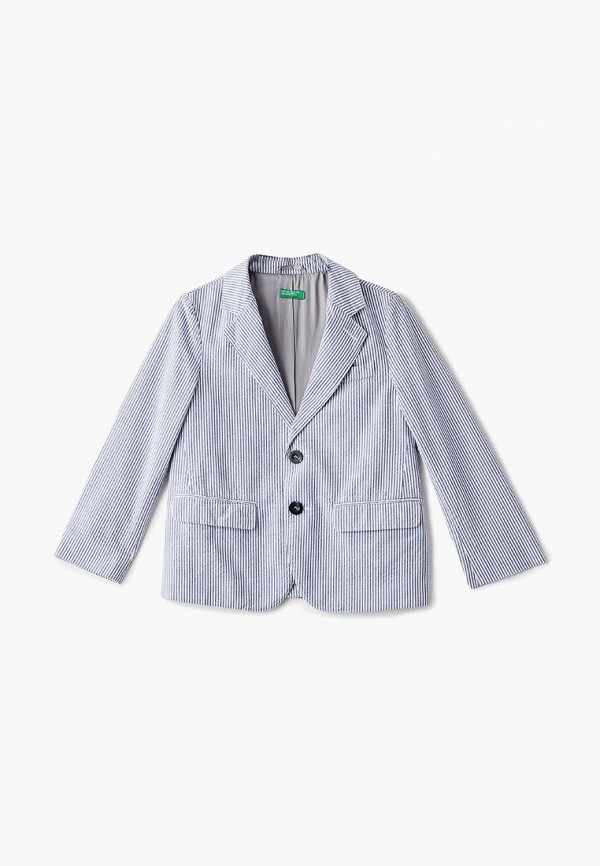 

Пиджак United Colors of Benetton, Голубой, United Colors of Benetton UN012EBDWYW2